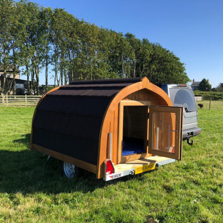 camping pod on wheels