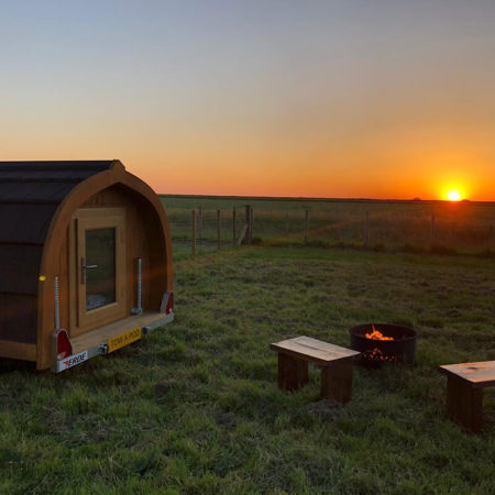 glamping pod on wheels