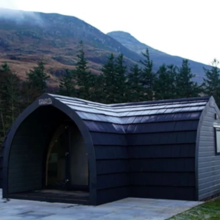 side entry pod lune valley pods luxury camping