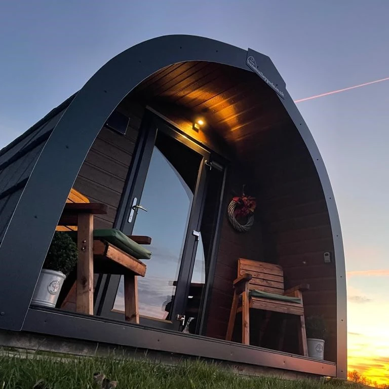 The Mega Pod is one of the most popular luxury glamping Pods Manufactured by Lune Valley Pods